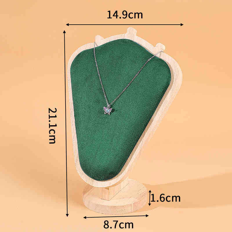 

Подставка для ожерелья из козьего рога, портретная форма для шеи, подставка для ювелирных изделий, витрина для хранения ювелирных изделий, модель