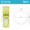 1 Pack Of DIY Crochet Ring Circle Hook Craft Accessories Handbag Plastic Ring Hook 12.7mm-50mm Sewing Plastic Ring