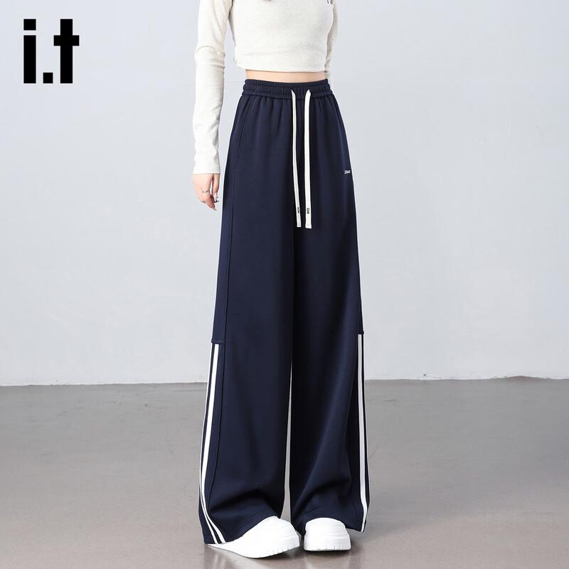 Izzue It Women's High-Waist Versatile Straight-Leg Casual Pants