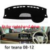 For Nissan Teana J32 2008-2013 Right and Left Hand Drive Car Dashboard Covers Mat Shade Cushion Pad Carpets Accessories