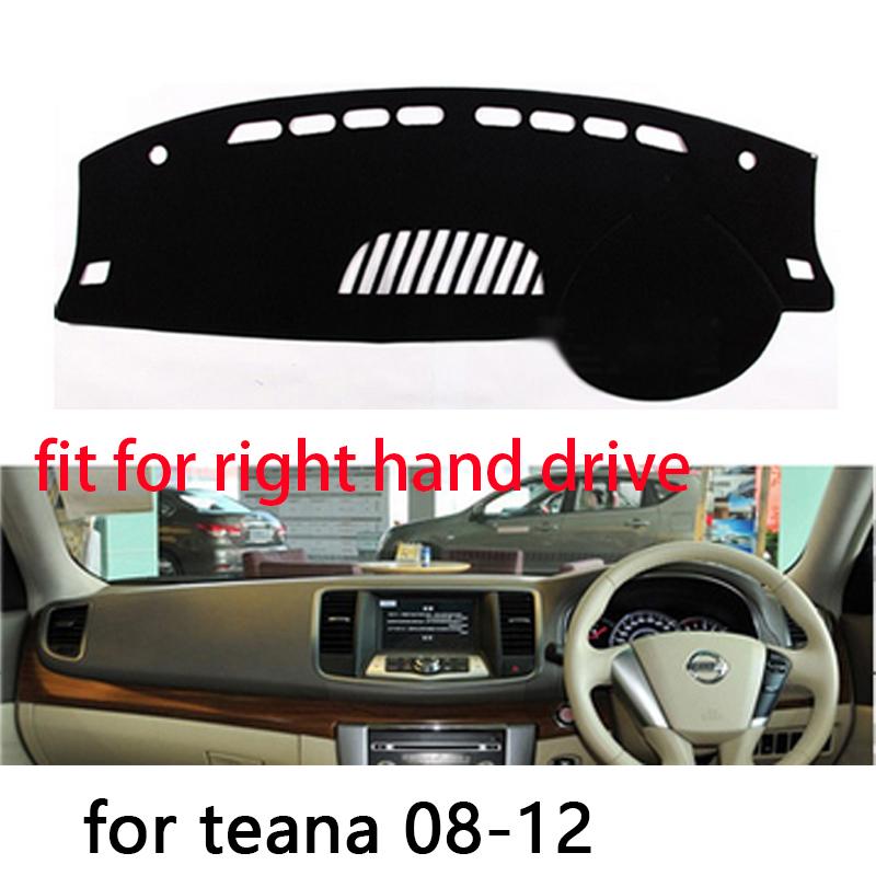 For Nissan Teana J32 2008-2013 Right and Left Hand Drive Car Dashboard Covers Mat Shade Cushion Pad Carpets Accessories Red Edge