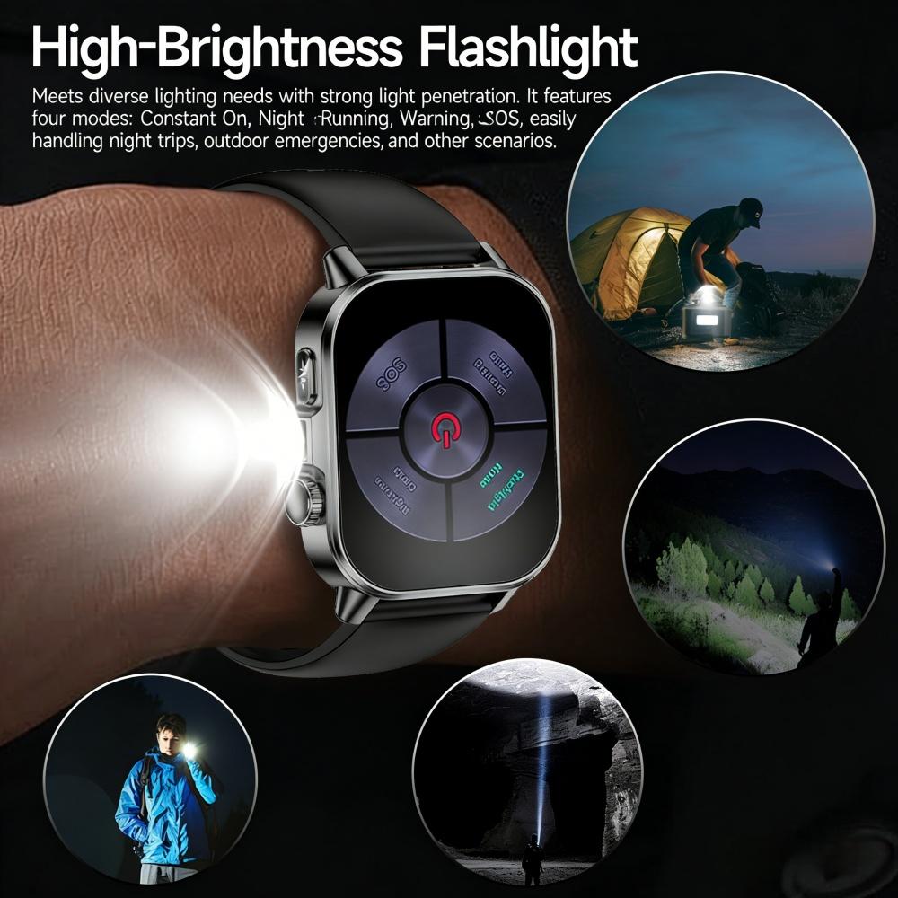 New Upgraded  Health SmartWatch BP Body fat BMI Monitoring Bluetooth Call Men 2026 Smartwatch