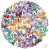 50Pcs/Set Butterfly Jewelry Series 01 PET Stickers Waterproof DIY Fashion Doodle Decals Stickers