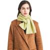 Women Knitted Solid Color Scarf Soft Warm Thick Knit Neck Wrap Classic Plain Scarves for Autumn Winter Coat Matching Daily Wear