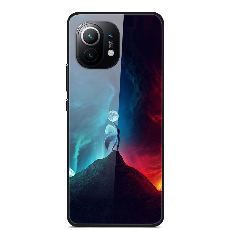 Luxury Cover Case for Xiaomi mi 11 Tempered Glass Cover for Xiaomi mi 11 Lite 5G NE Phone Case for Xiaomi Mi 11 mi11 Lite Coque