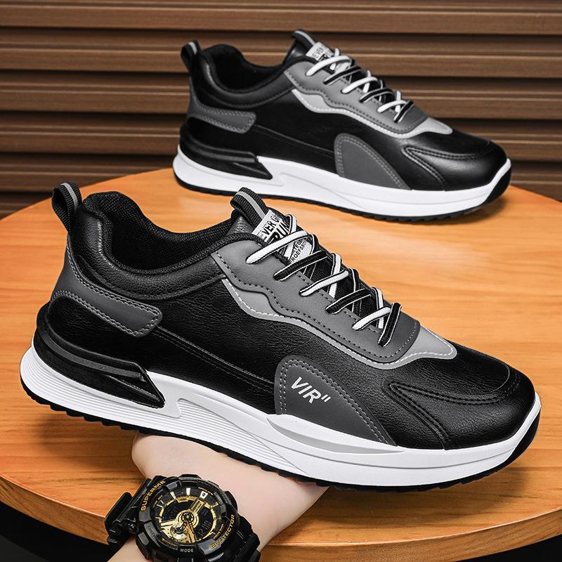 

2024 Autumn and winter fashion design new men s leisure sports football shoes lace-up walking shoes 41