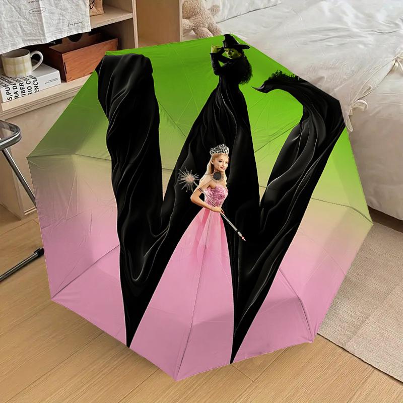 

1pc Wicked Automatic Folding Umbrella, Portable Collapsible Design, Casual Outdoor Accessory, 021
