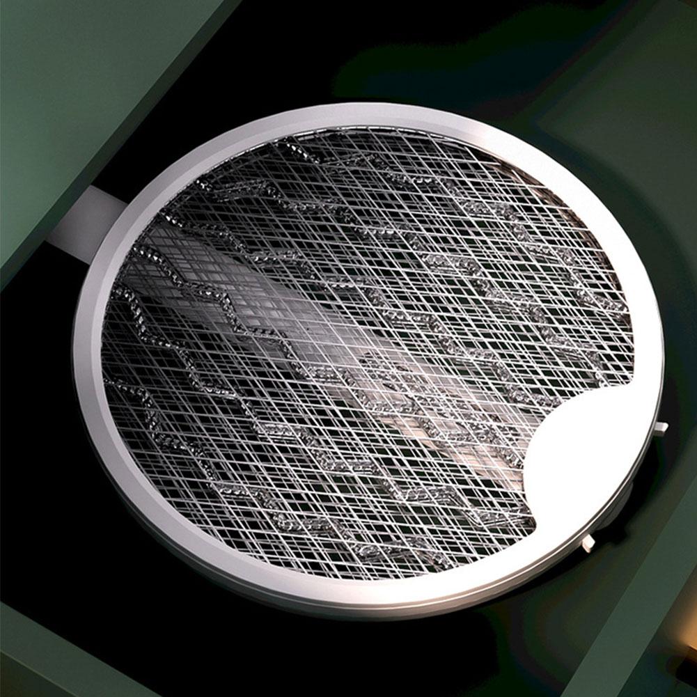Electric Mosquito Killer Racket with Attractant Light Foldable Mosquito Insect Killer USB Rechargeable Pest Control for Bedroom