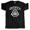 Quints Fishinger Unisexs Shark Jaws T Shirt Birthday Gift For Dad Him Fathers Day Summer Fashion Tshirt Unisex Cotton Tops Euro Size
