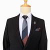 2025 Men's Wide Stripe Business Tie & Pocket Square Set with Gift Box