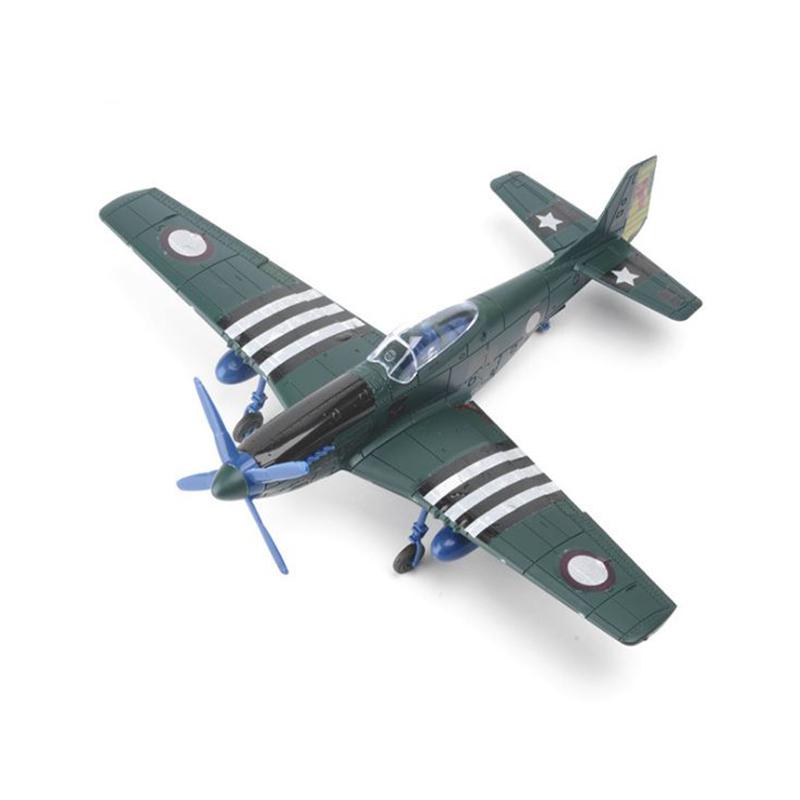 1/48 WWII Fighter Model AirForce P-40 Tomahawk Military Flying Tigers Warplane P51 MUSTANG F4U BF109 Fighter Model Puzzle Toys