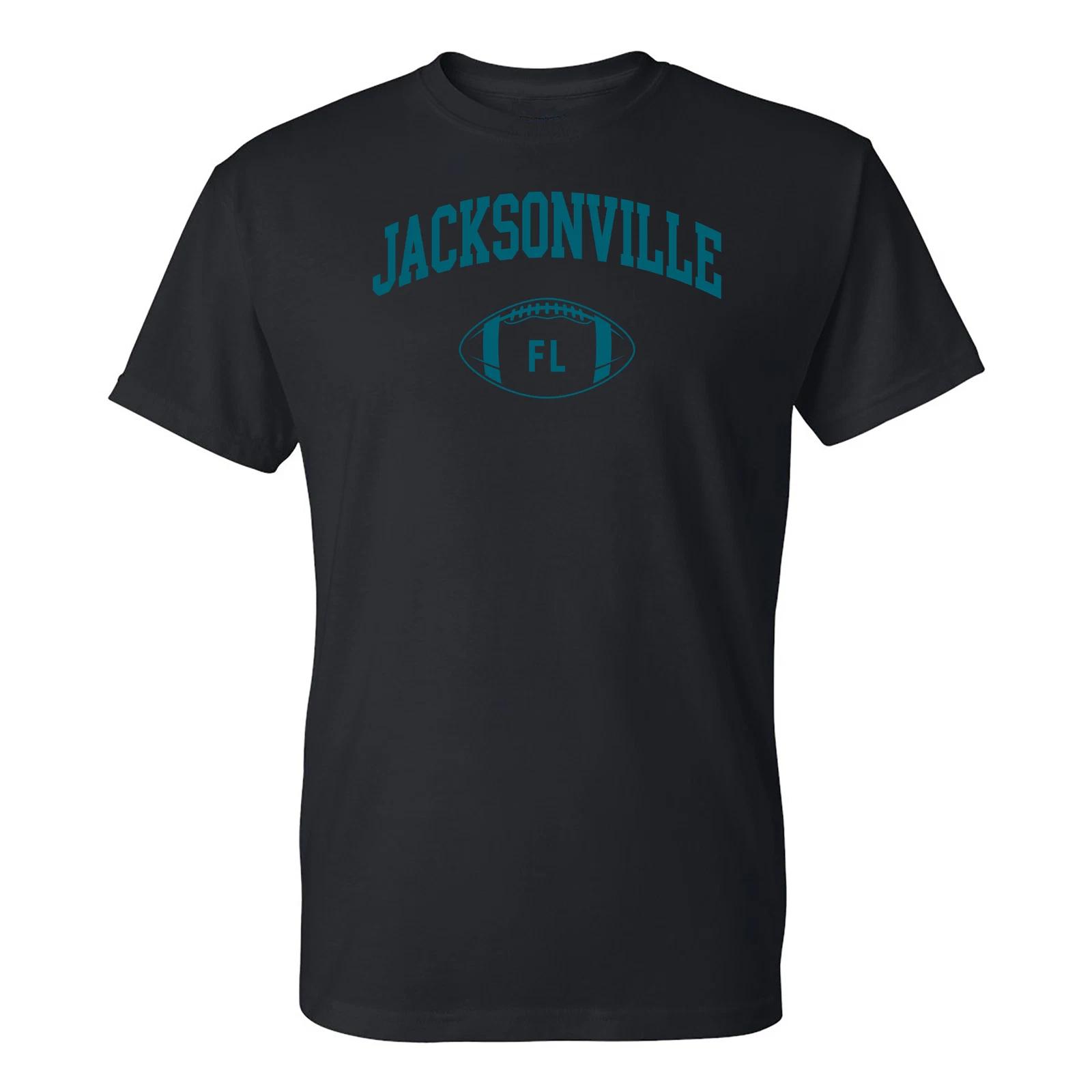 Jacksonville Classic Football Arch - Sports Athletics T Shirt - Black M
