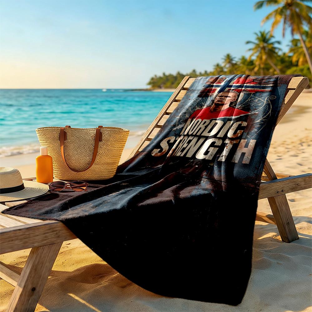 Football Players Celebration Beach Towel Soft Durable Quick-Dry Comfortable Lightweight