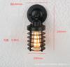 American Simple Loft Wall Light Country Industrial Retro Indoor Wall Lamp For Bedroom Living Room Bar Aisle Wrought Iron Sconce