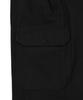 Loghideumatin Side Cargo Pocket Tuck Pants (Black)