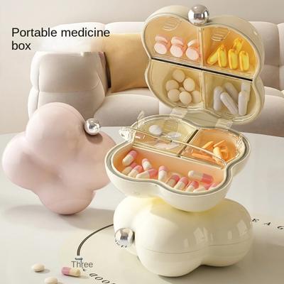 The Portable Medicine Box Is Divided Into Compartments Without Odor and Large Capacity