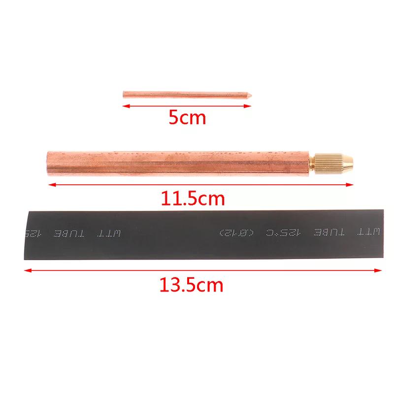 1 Sada ruční bodová svářečka baterií měděný pásek 3mm jádro DIY dotykové pero pro bodové svařování závitové upevnění pro bodové svařování baterií
