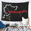 Tor Wyścigowy Niemcy Nurburgring Dekoracja Ścienna Sztuka Estetyczne Gobeliny do Salonu Sypialni Domu Tkanina Ścienna Wisząca na Ścianę