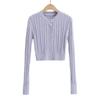 European & American Style Solid Color Cable Knit Cardigan - Round Neck, Single-Breasted, Long Sleeve Top for Women