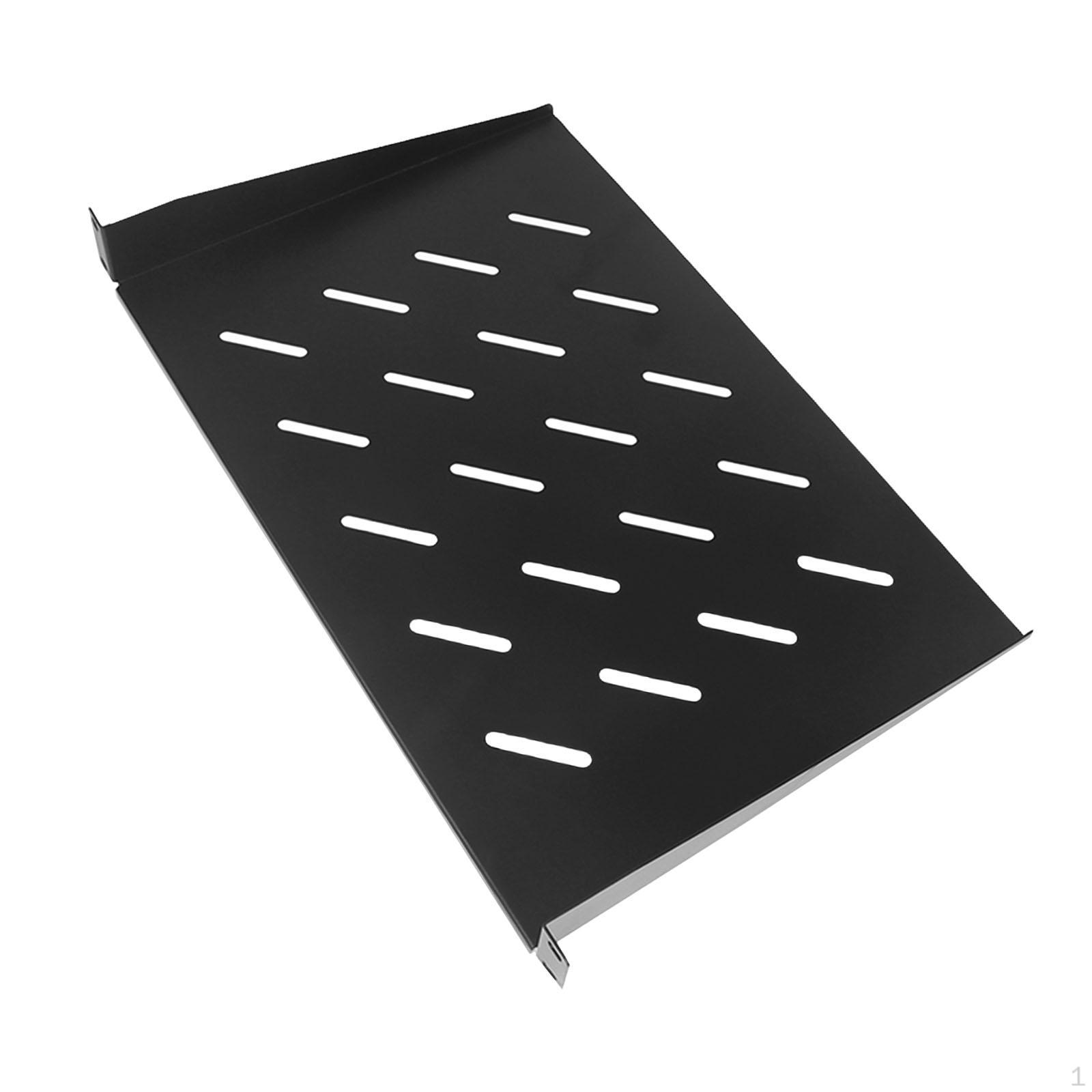 

Полка для серверной стойки, Сверхпрочная сталь, Разобранная, Монтажная, Вентилируемая консольная полка для 19 Depth 25 cm