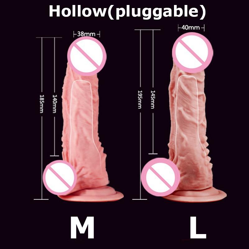 Nositelné dildo s nastavitelným páskem kalhotky pro lesbický penis Pásek na postroj Realistické dildo sexuální hračky pro ženy Sexuální erotické hračky