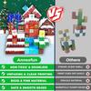 Magnetic Block Building Block Christmas Cottage Boys And Girls Full Set Of Children'S Toys