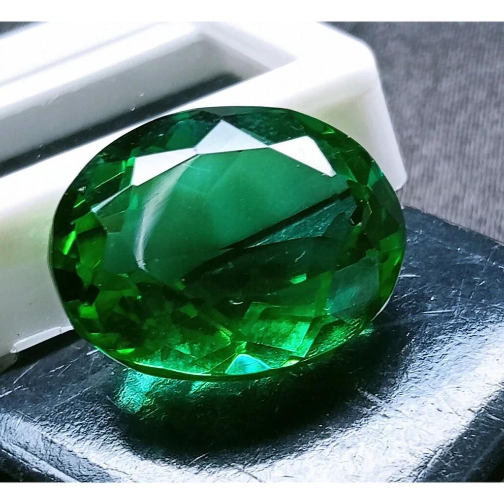 Natural Green Peridot Oval 18-19 Ct Certified Rare Loose Gemstone