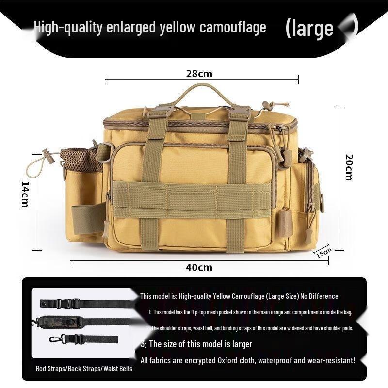 

Oeny Fishing Lure Waist & Shoulder Bag Large