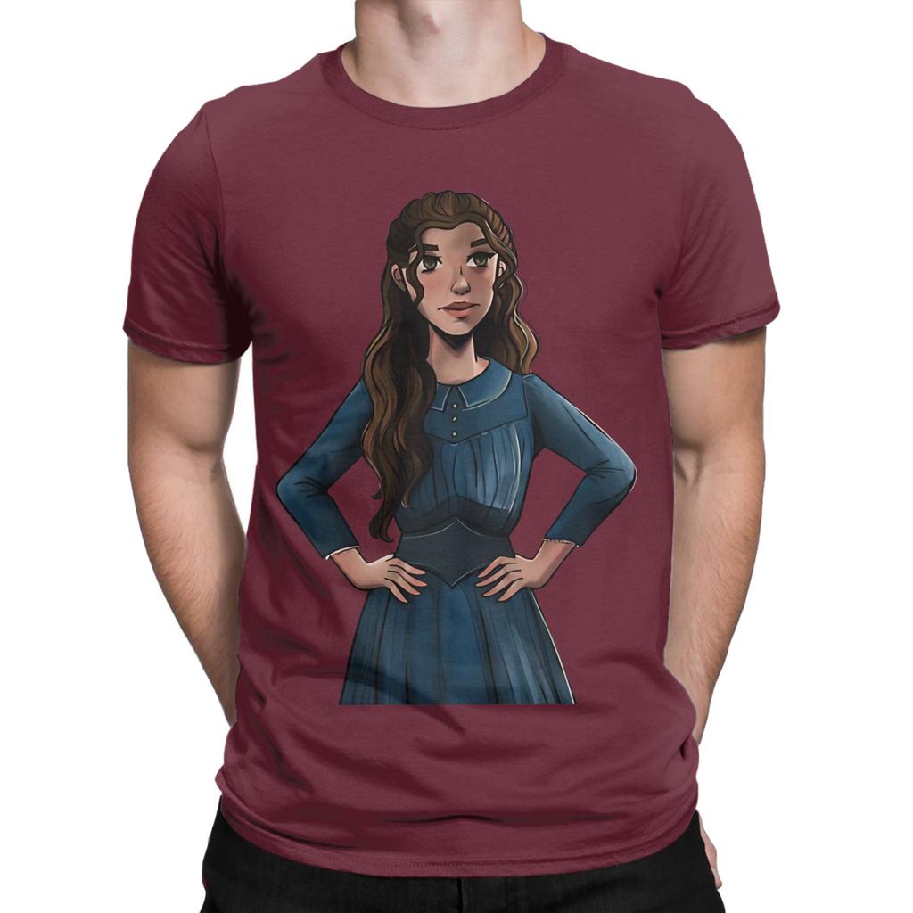 Blue The Enola Holmes Mysteries Graphic Funny 100 Cotton TShirt The Enola Holmes Mysteries Tops Tees For Unisex