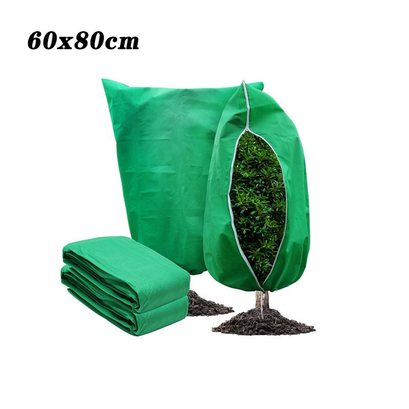 Plant Cover Winter Warm Tree Shrub Protecting Bag Frost Cloth Blankets For Outdoor Plant Freeze Protection Covers With Zipper