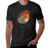 Robin T-Shirt Sommeroberteile Tierdruck für Jungen Herren-T-Shirt