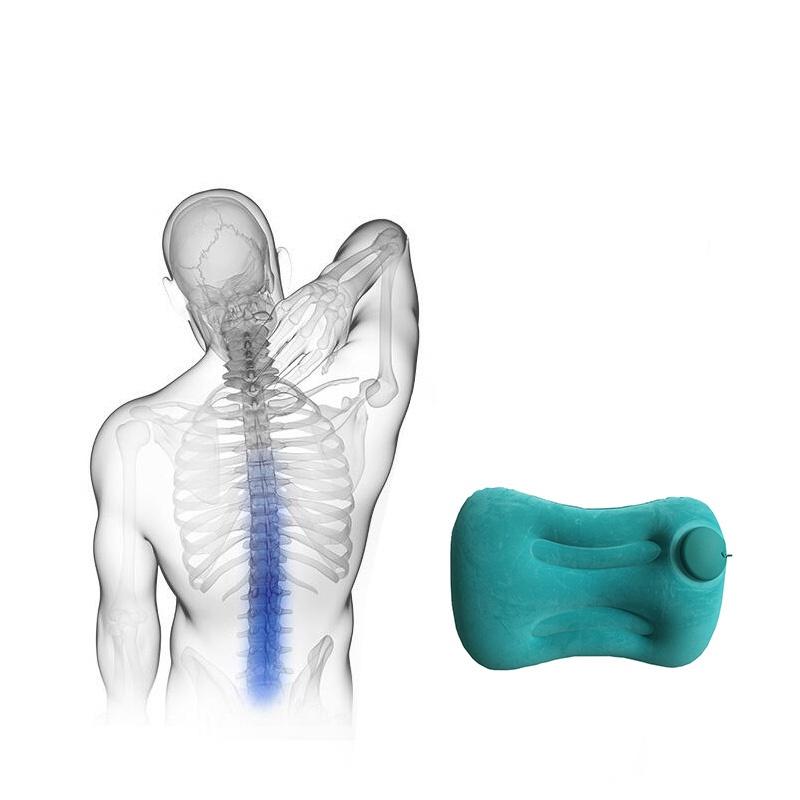 Coussin gonflable d'oreiller de voyage de lit d'air pour camper randonnée sac à dos
