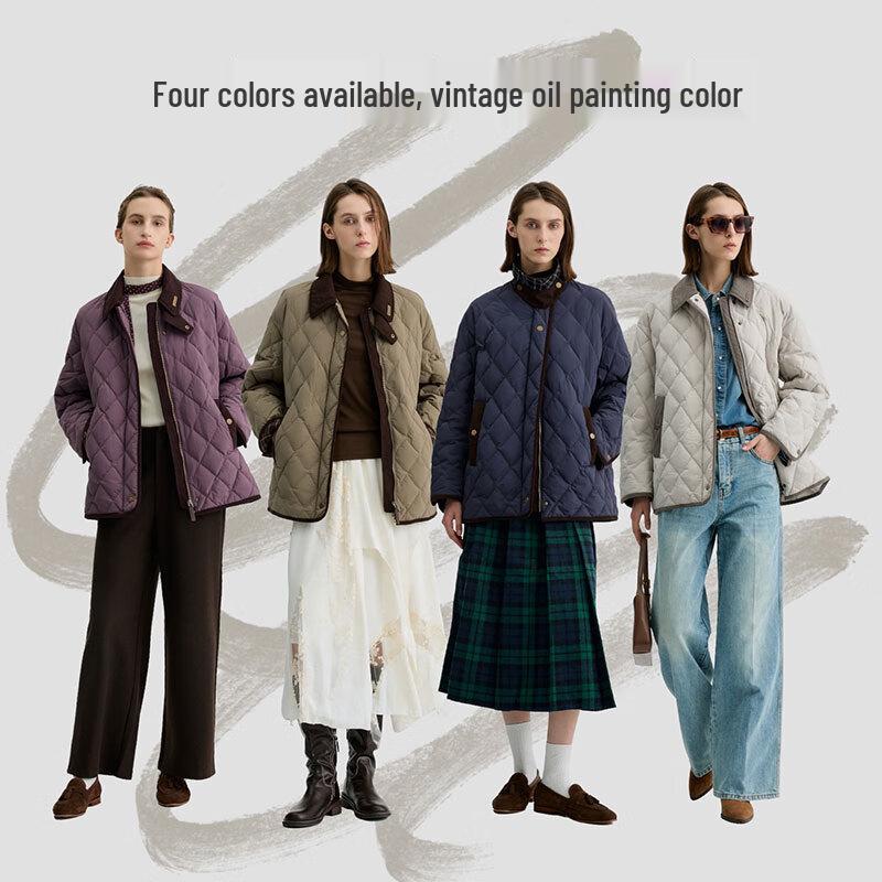 BINJORA 2025 Unisex 95% Duck Down Lapel Short Jacket