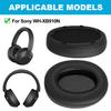 1 pár náhradních kožených náušníků Kryt polštářku Pro sluchátka Sony WH-XB910N XB910N Náušníky Paměťová pěna Náušník Náhradní díly