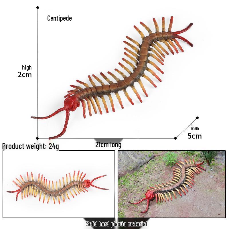 Cross-Border Simulation Festival: Prank Toy Centipede Model - Heavenly Dragon Arthropod