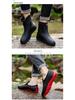 Men's Low-Top Non-Slip Waterproof Rain Boots for Fishing, Men/Women/Teenagers Rubber Shoes