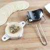 Stainless Steel Dumpling Maker – Manual Wrapper Cutter, Dough Mold, and Dumpling Press Tool Set for Homemade Dumplings