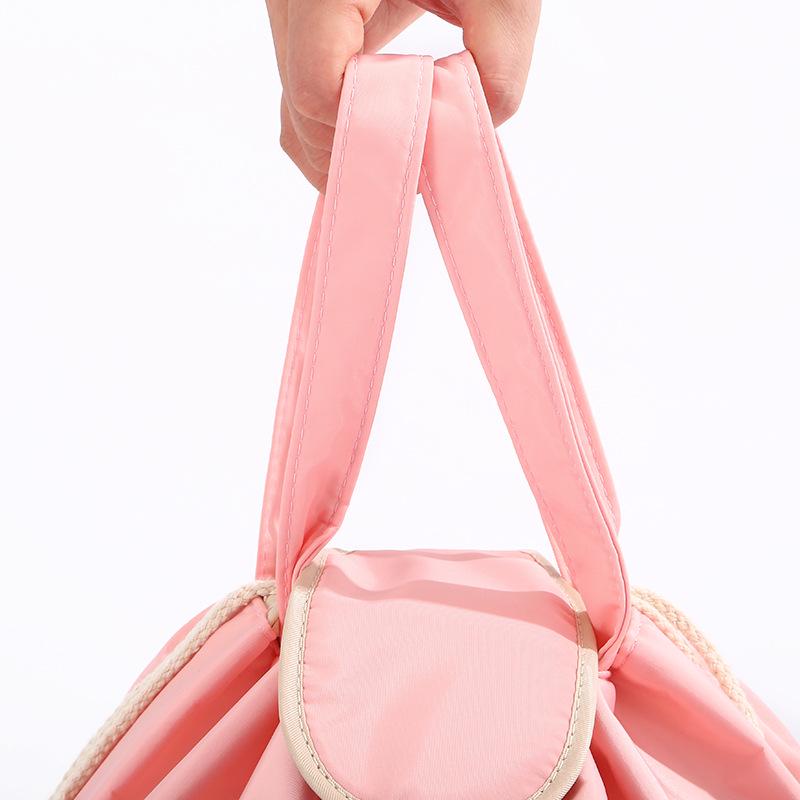 Lazy Person's Large Capacity Cosmetic Storage Drawstring Bag – Portable Travel Toiletry Organizer