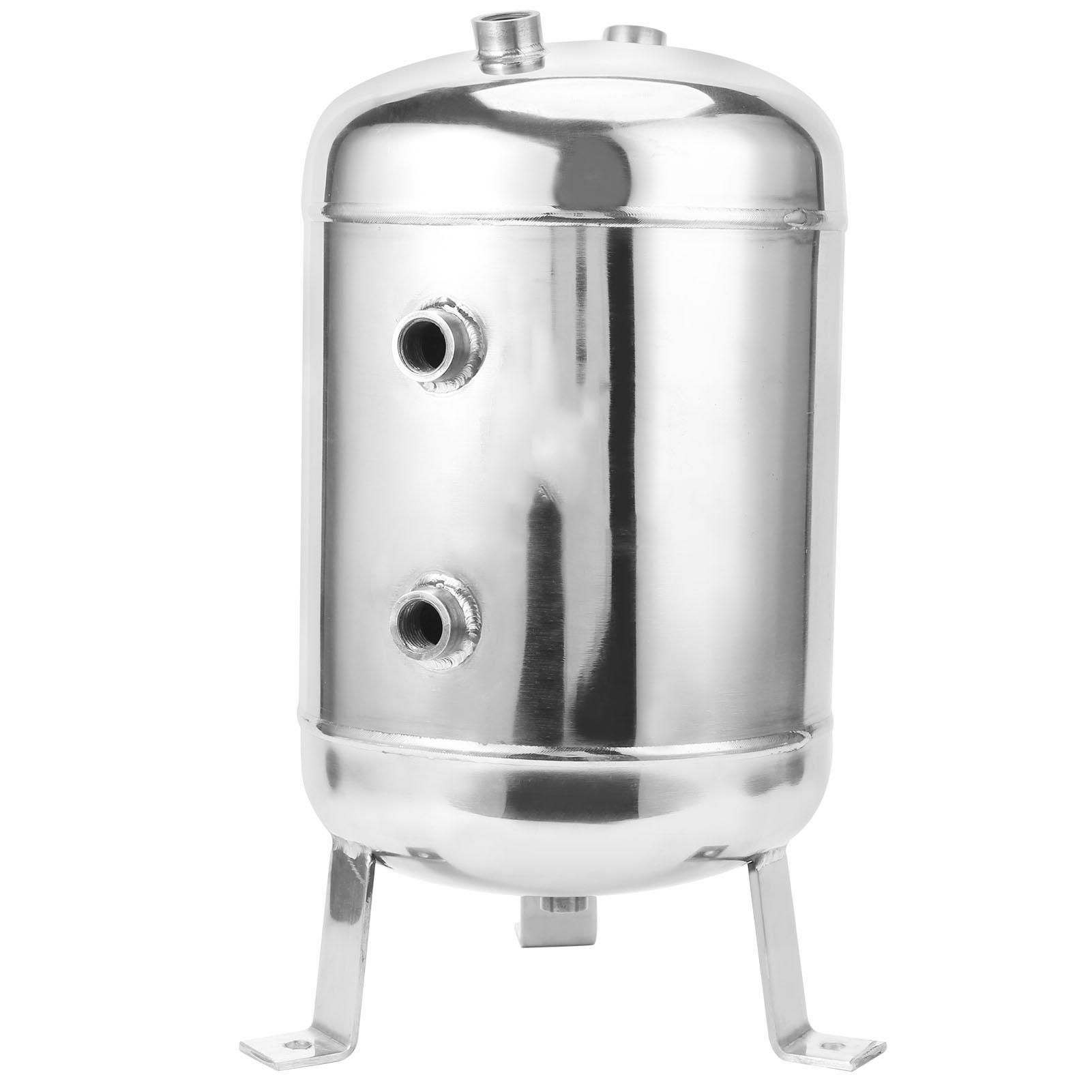 

Air Reservoir Tank Vertical 5Port Stainless Steel High Pressure Gas Storage 12 14NPT