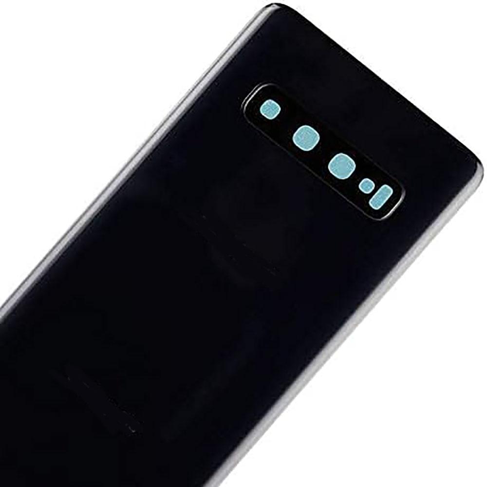 Bakdeksel Glass erstatningshusdør med rammelinse for Samsung Galaxy S10