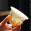 TLAKEHO Ceramic Kung Fu Tea Set with Gaiwan
