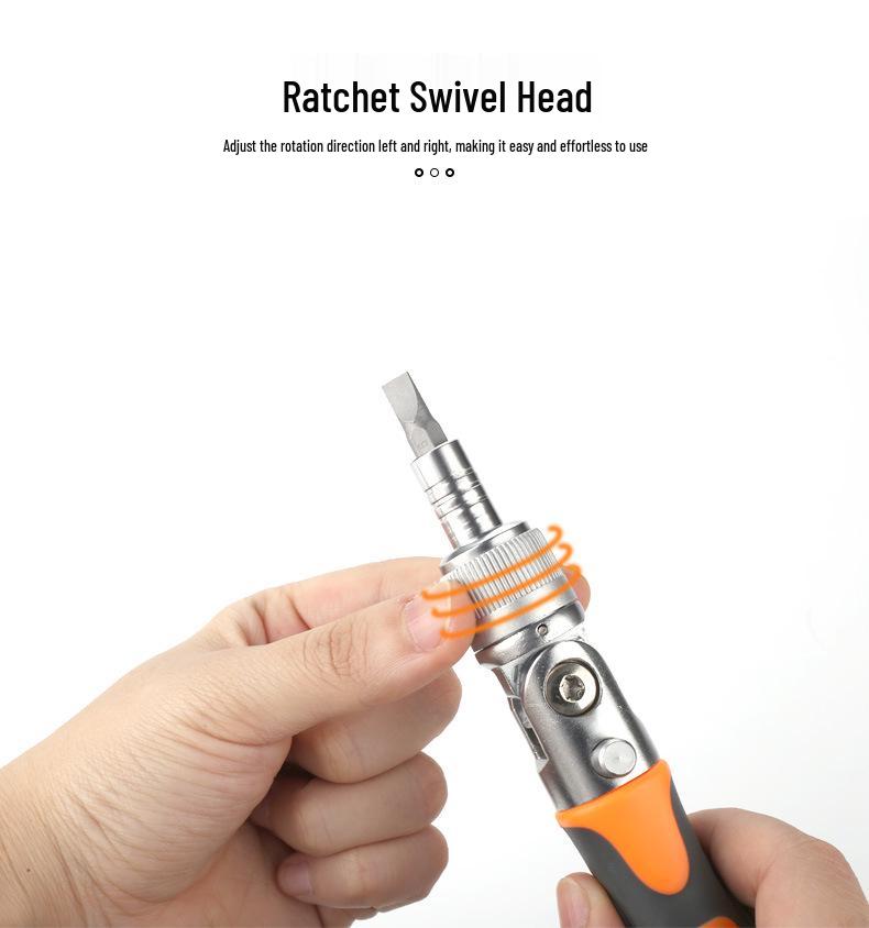 38-in-1 Multifunctional Household Ratchet and Phillips Screwdriver Set