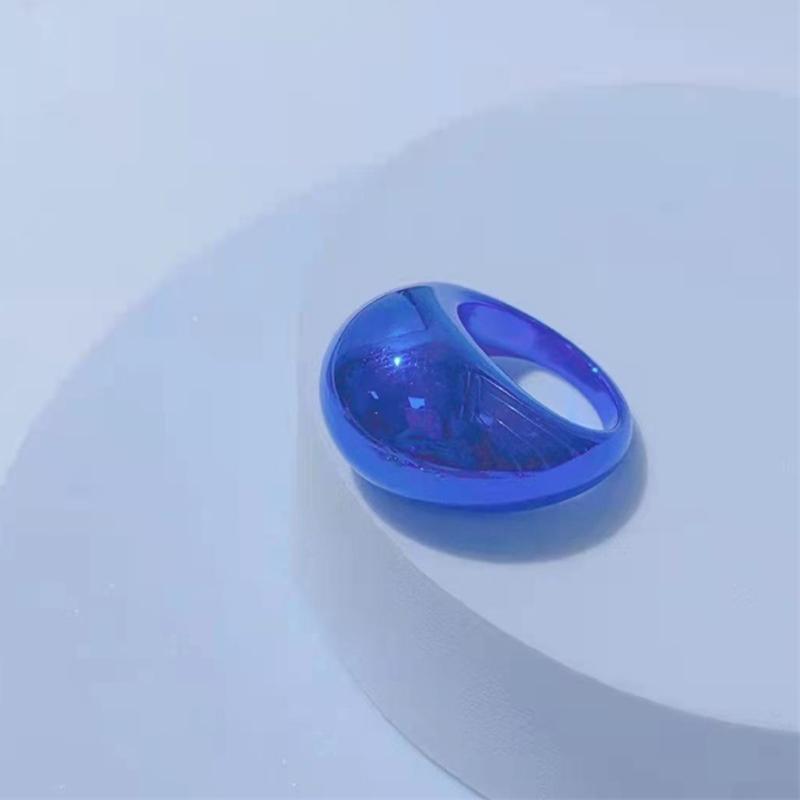 Stylish Ovals Shaped Rings Fashionable Index Finger Ring 17mm Inner Diameter Statement Jewelry Party Wedding Gift