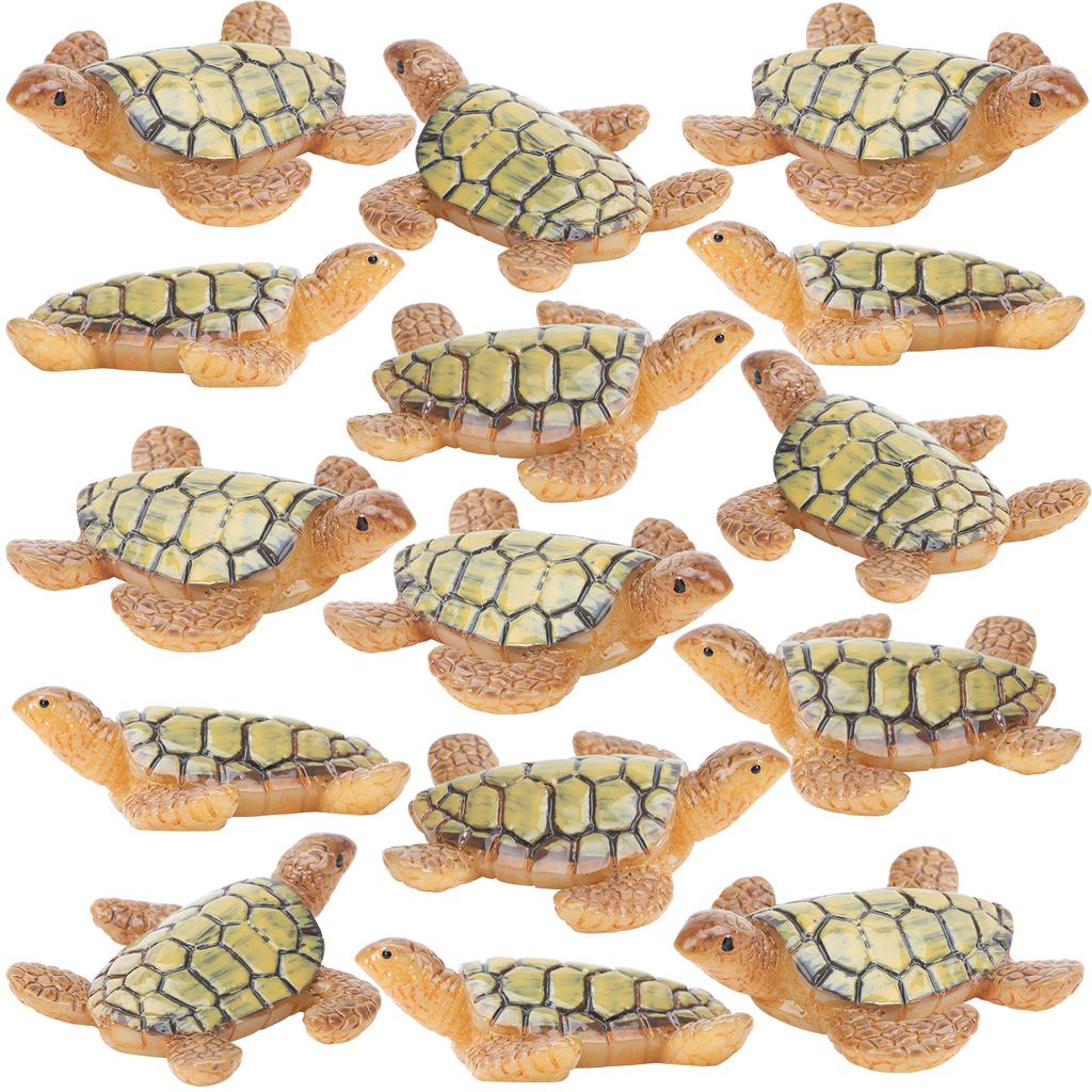 Sea Turtle Miniature Turtle Statue Resin Figurines Fairy Garden Accessories Ca