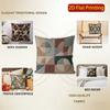 2D Geometric Pattern Quilted Digital Printed Pillowcases Pattern Cushion Cover Suitable For Sofa Bedroom Car Pillow Cover