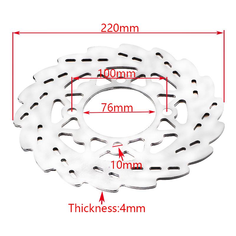 Motorcycle Front 220mm or Rear 190mm disc Brake Disc disk plate Rotor for 110 125 140 150 160cc SDG BSE Pit Dirt Bike Motocross