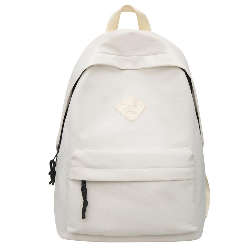 Schoolbag Backpack Student School Bag Simple Versatile Foreign Style Backpack Large Capacity Casual Versatile Backpack Middle and High School Students