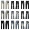 Valabasas Stil '' Retro Distressed Gewaschene Stretch Schlagjeans Herren Damen Streetwear Freizeit Hosen