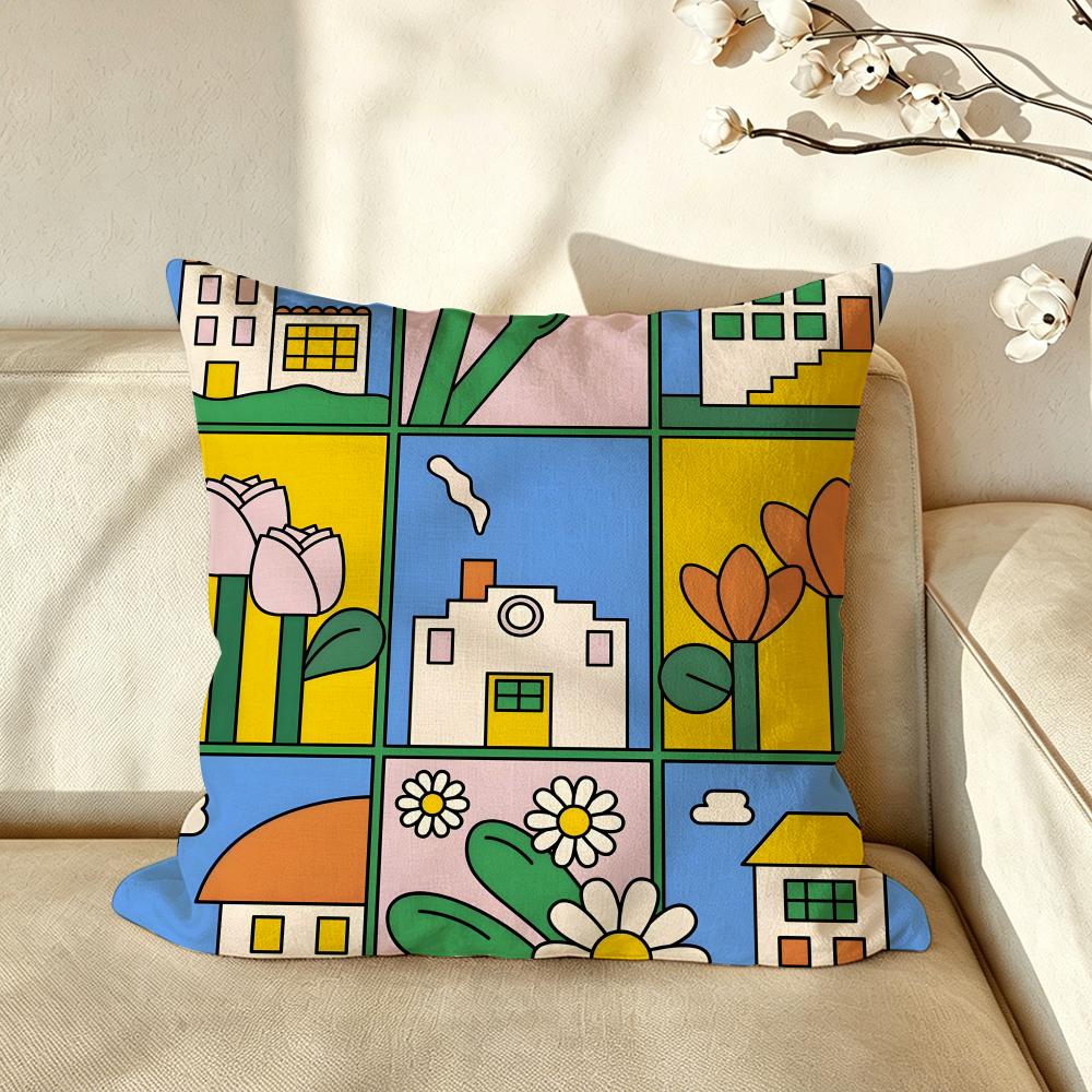 Artist SSamTTwardy Cushion Cover Pillow Case Antidustmite Pillowcase Silky Short Plush Sofa Cushion Cover hot