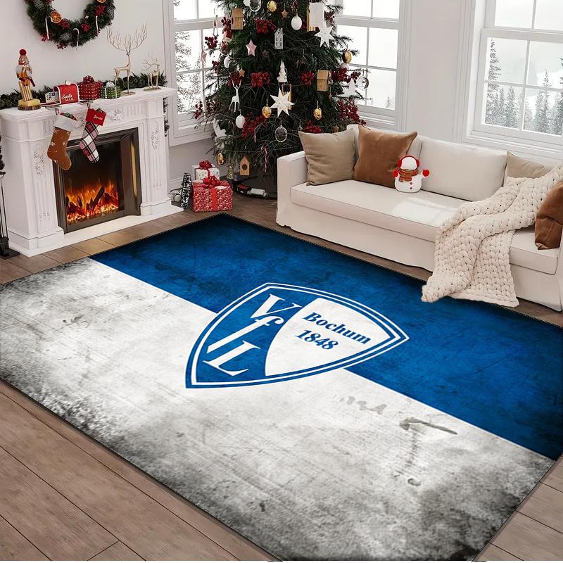 1PC rug Bochum Crest Carpet, Chair Rug,Area Rug for Office Bedroom living rooms bedroom, Doormat decor Christmas fan gifts